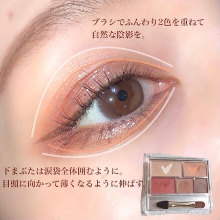 パーフェクトマルチアイズ/キャンメイク/アイシャドウパレットを使ったクチコミ(2枚目)