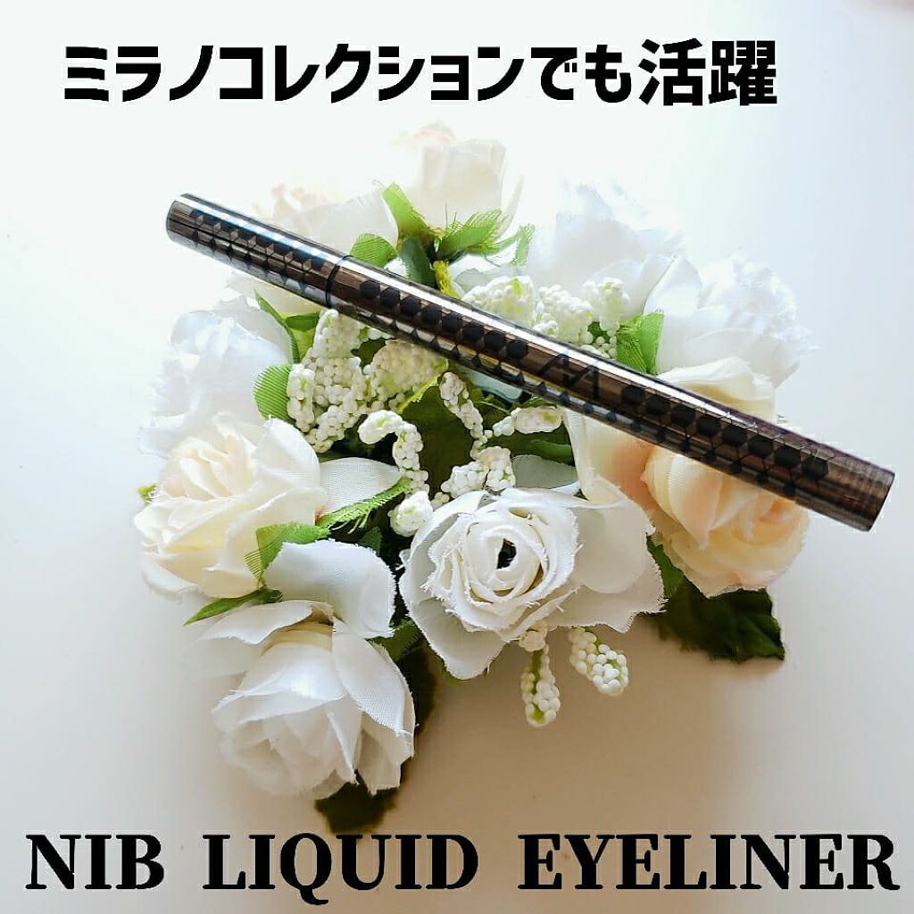 ニブ リクイドアイライナー BK1 ニブリクイドアイライナーBR1/ATSUSHI NAKASHIMA Cosme/リキッドアイライナーを使ったクチコミ（1枚目）