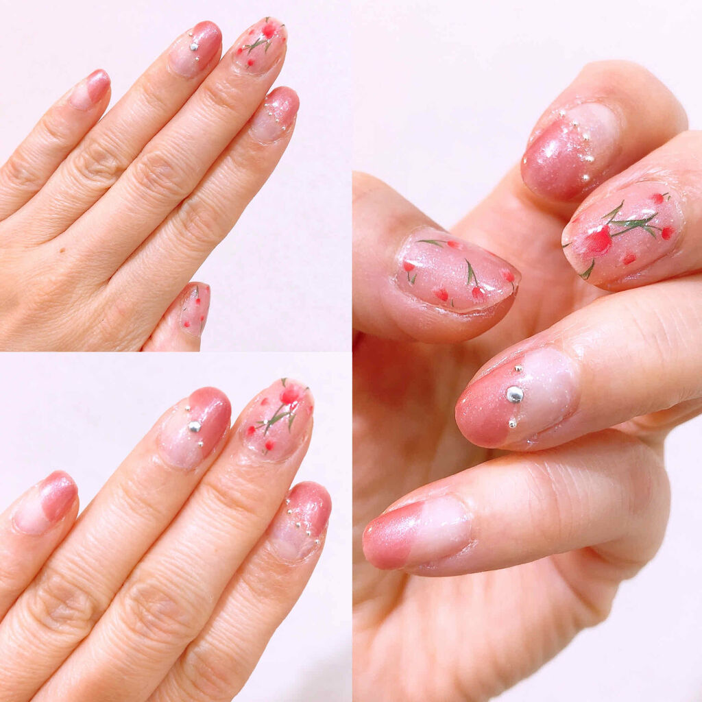 しずくネイルシール/キャンドゥ/ネイルシールを使ったクチコミ（2枚目）