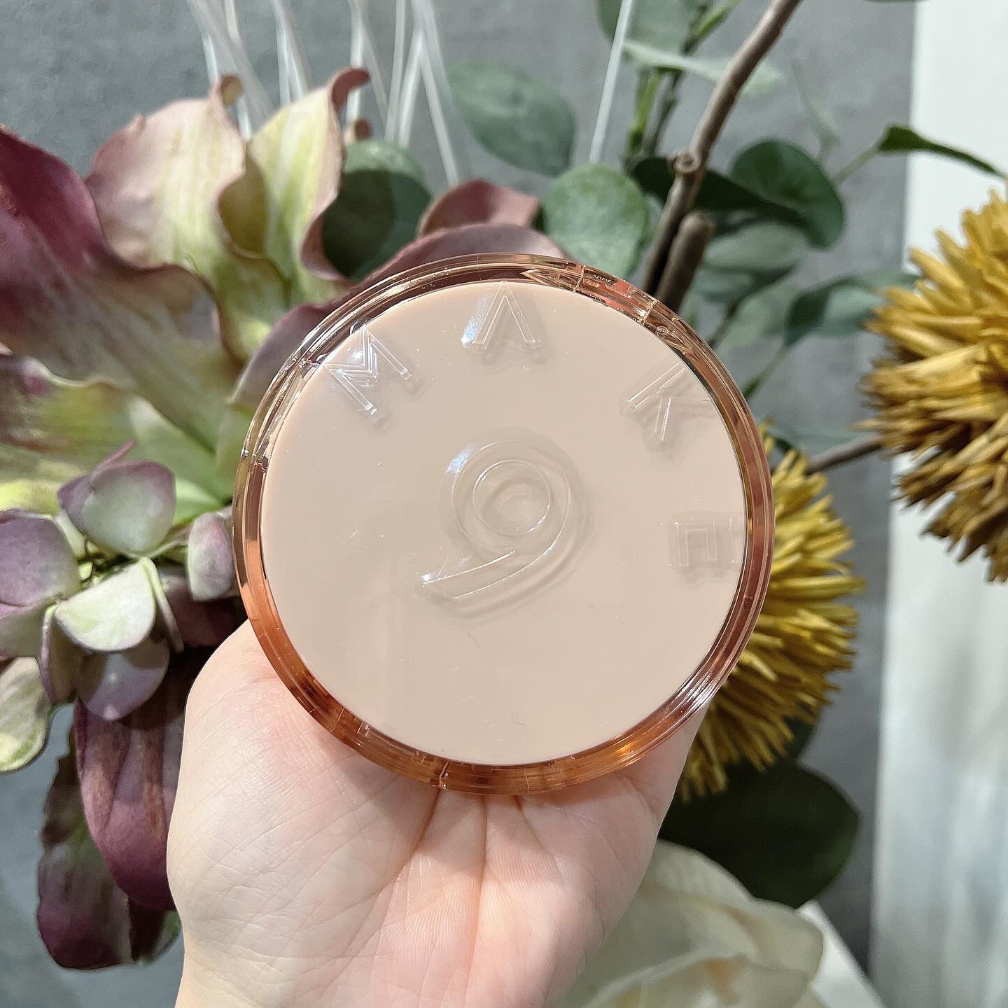 ヌードカーミンググロークッション/MAKE9/クッションファンデーションを使ったクチコミ（2枚目）