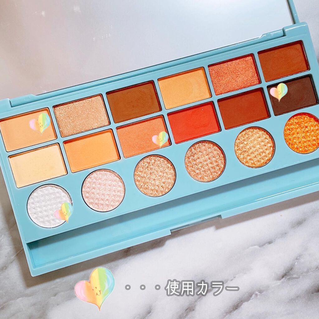 18色 アイシャドウパレット/meyme/アイシャドウパレットを使ったクチコミ(4枚目)
