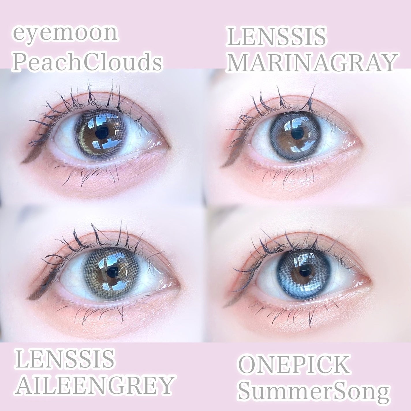 びゃっこまる on LIPS 「人と被らない透明感カラコン4選4種類とも個別の投稿をしています..」(2枚目)