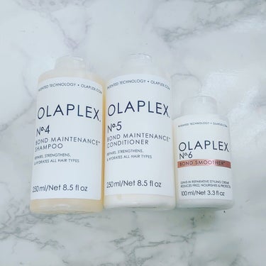 世界的大人気！
OLAPLEX BONDシリーズ No.4 No.5 No.6
使用してみました！

私、愛用者の多いNo.3使って、満足出来る効果を感じられなかったんですよね……

分かってたけど、だ