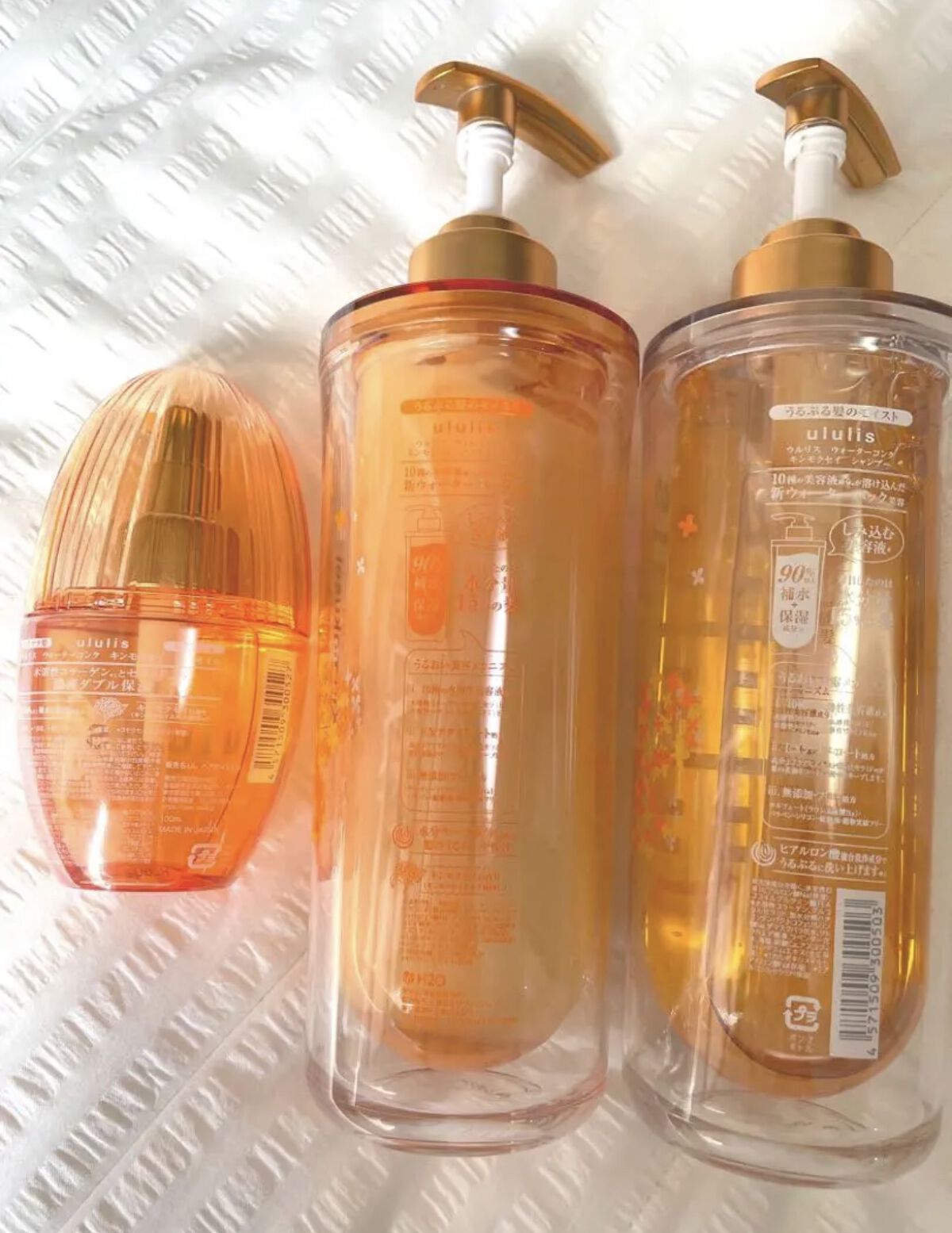 ウォーターコンク キンモクセイ ペアセット/ululis/シャンプー・コンディショナーを使ったクチコミ（3枚目）