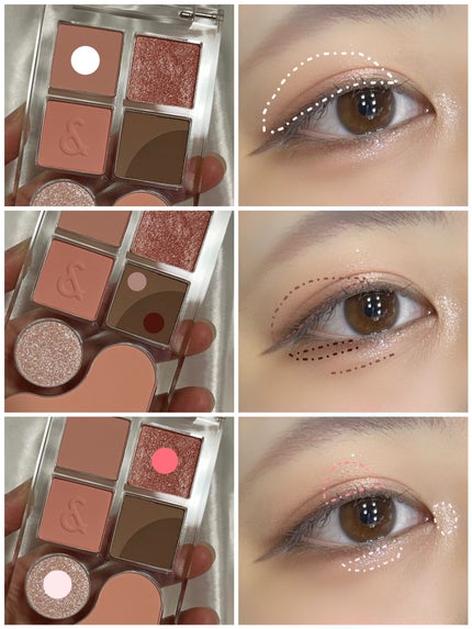 ベアレイヤーパレット/rom&nd/アイシャドウパレットを使ったクチコミ(5枚目)