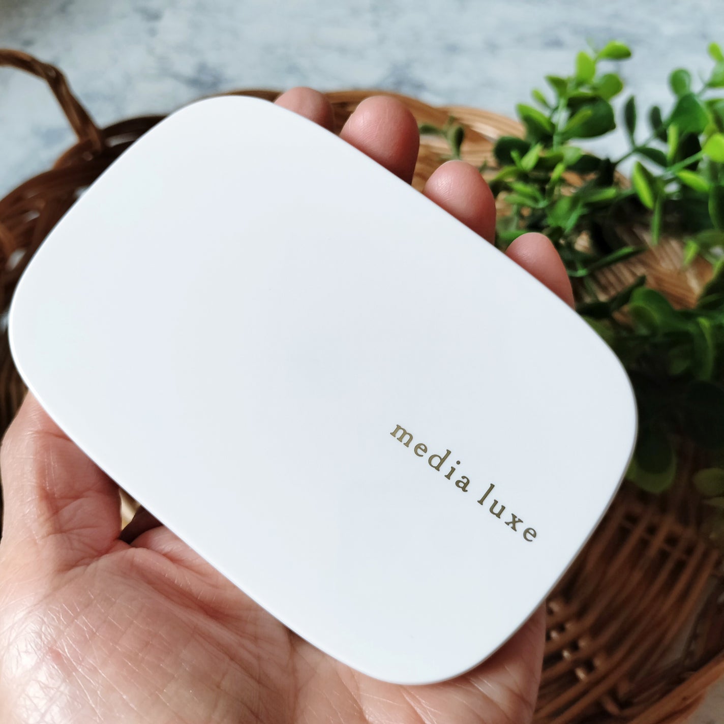 パウダーファンデーション/media luxe/パウダーファンデーションを使ったクチコミ(2枚目)