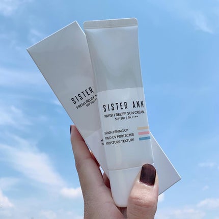 フレッシュリリーフ日焼け止めクリーム/SISTER ANN/日焼け止めクリームを使ったクチコミ(1枚目)