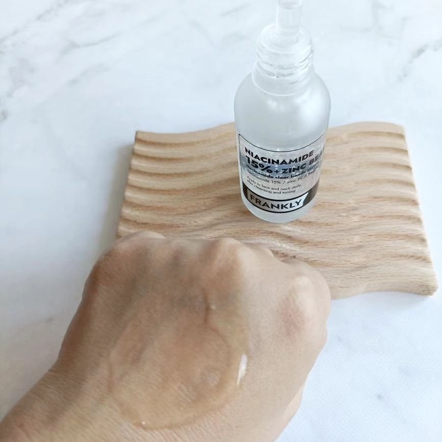 ナイアシンジンクビーズセラム/Frankly/美容液を使ったクチコミ(4枚目)