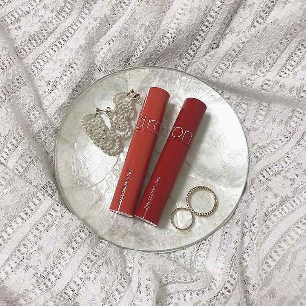 ジューシーラスティングティント/rom&nd/リップティントを使ったクチコミ(1枚目)