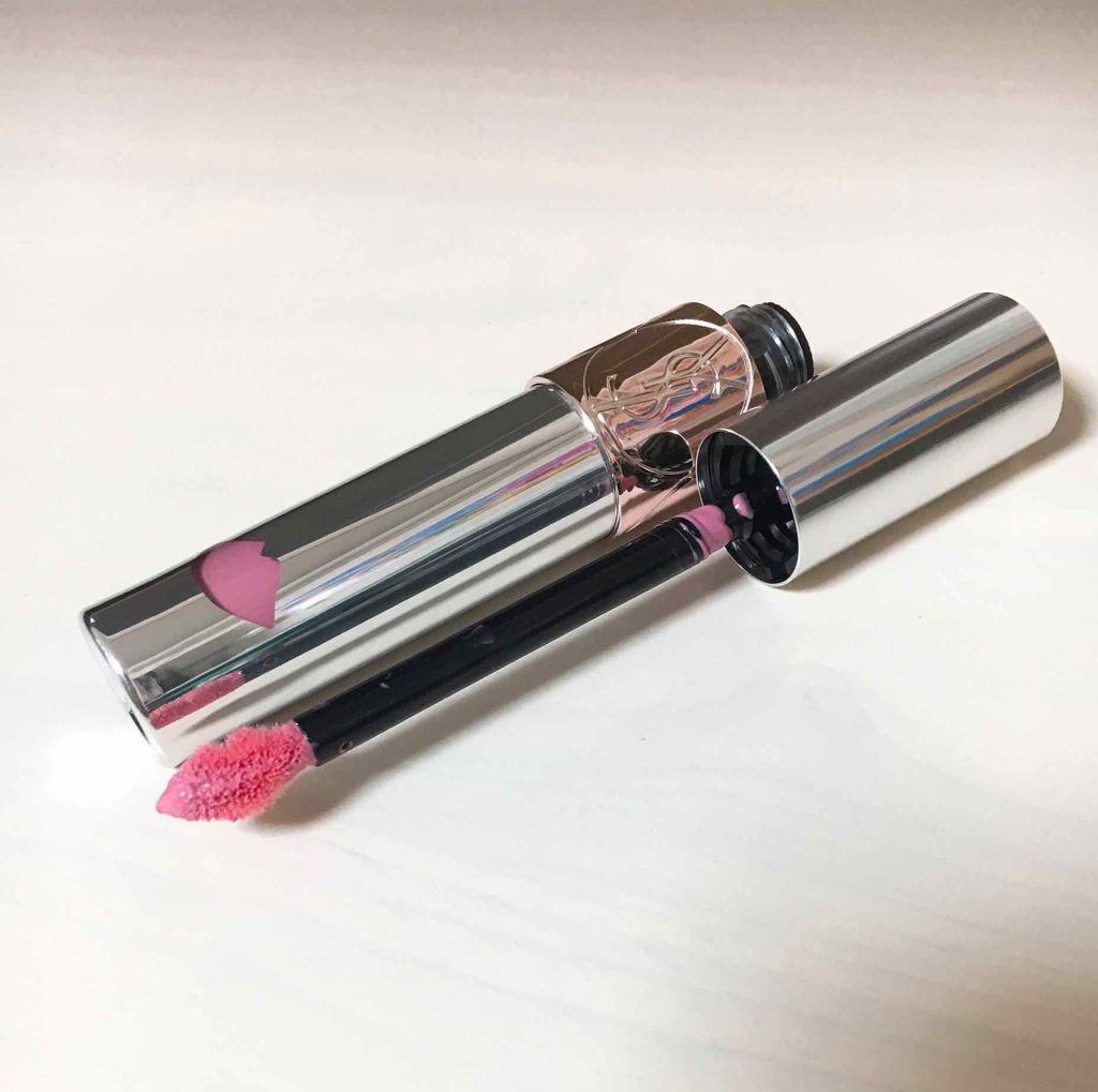 ヴォリュプテ ウォーター カラーバーム 18 (SPRING LOOK限定) ラッシュ ミー ピンク/YVES SAINT LAURENT BEAUTE/口紅を使ったクチコミ（1枚目）
