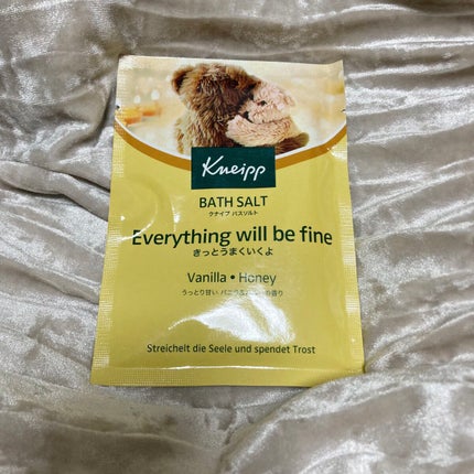 クナイプ バスソルト バニラ&ハニーの香り/クナイプ/無機塩系入浴剤を使ったクチコミ(1枚目)