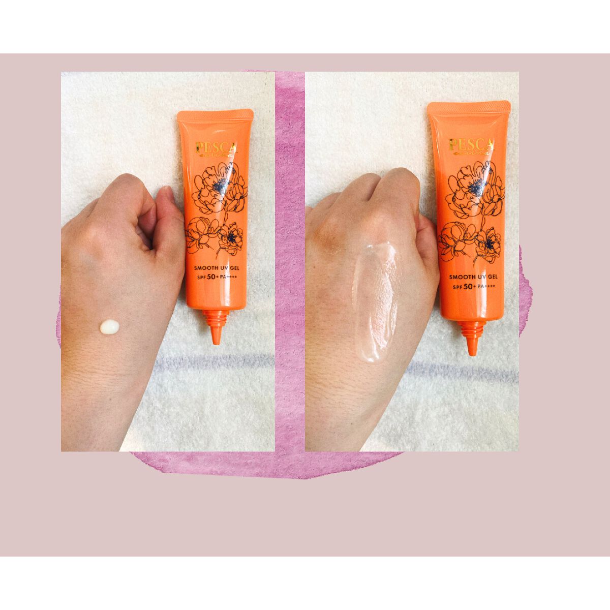 スムース UVジェル/ペスカ カリーナ/日焼け止めジェルを使ったクチコミ(1枚目)