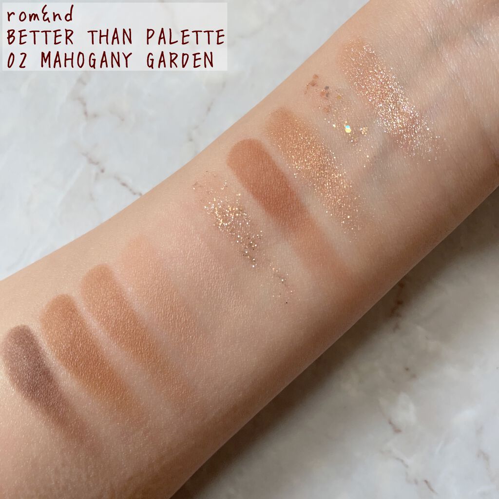 ベターザンパレット/rom&nd/アイシャドウパレットを使ったクチコミ(6枚目)