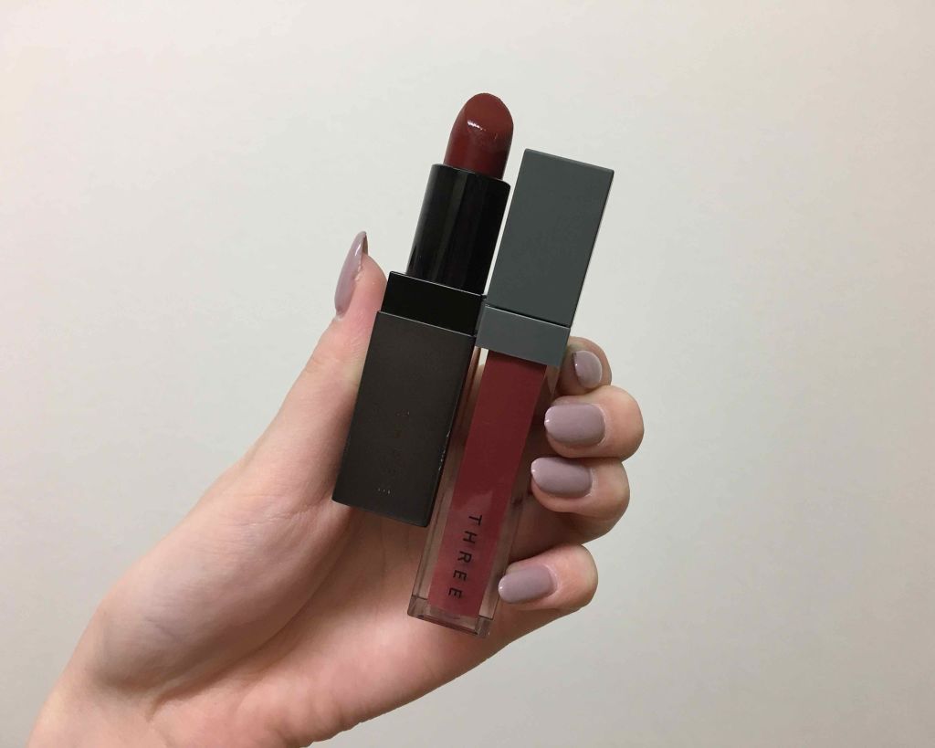 デアリングリィデミュアリップスティック/THREE/口紅を使ったクチコミ（1枚目）