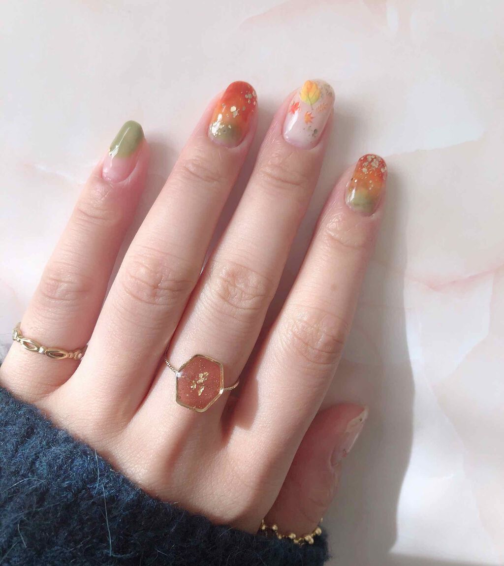 グロッシーコート/スキューズミー/オールインワンネイルを使ったクチコミ(3枚目)