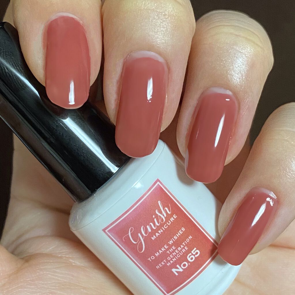 ジーニッシュ 65 ROSE HAZE ローズヘイズ/ジーニッシュマニキュア/マニキュアを使ったクチコミ（1枚目）