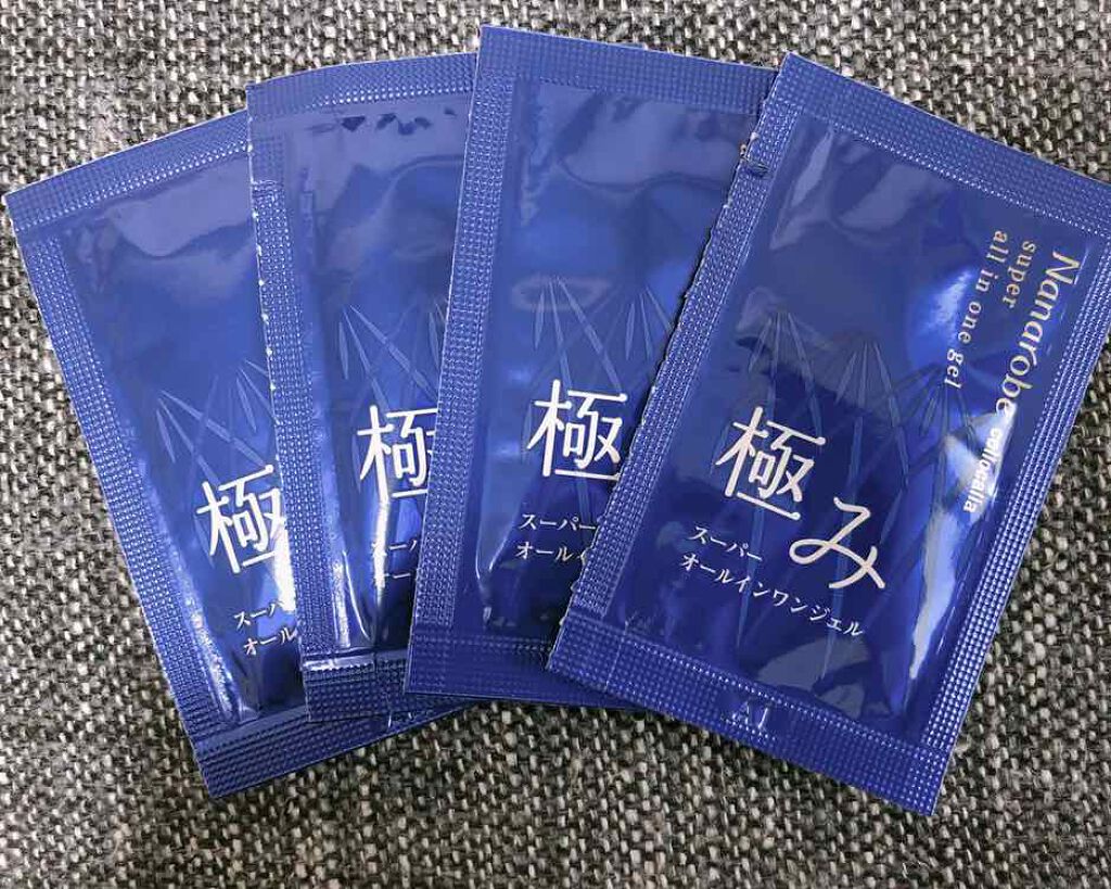 ナナローブ コロカリア スーパーオールインワンジェル極みのクチコミ「4日分、無料サンプル頂きました(*`･ω･´)
コロカリアと言う美容成分が
カプセルになって入.....」（1枚目）