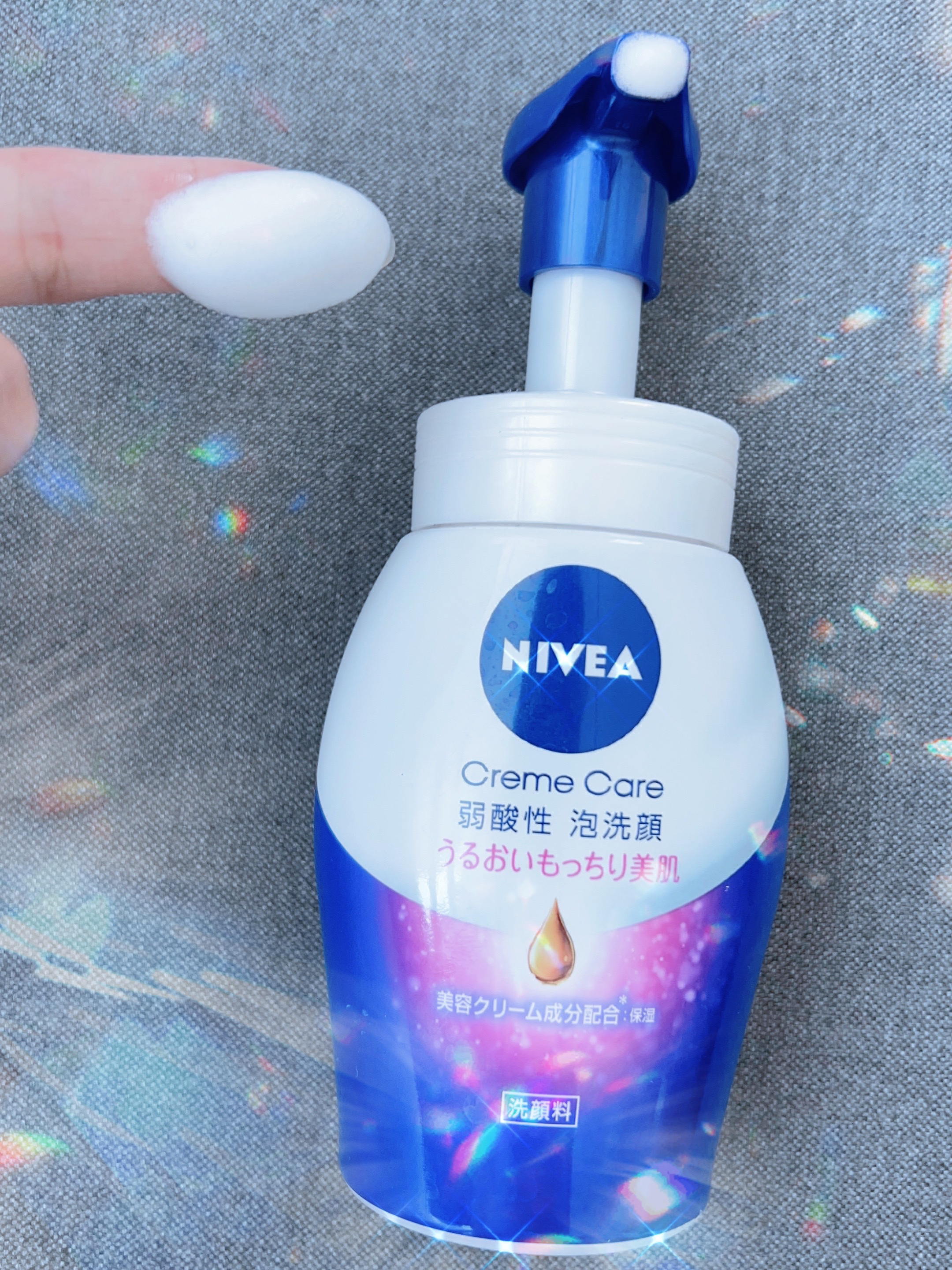 ニベア クリアビューティー弱酸性泡洗顔 もっちり美肌/ニベア/泡洗顔を使ったクチコミ（1枚目）
