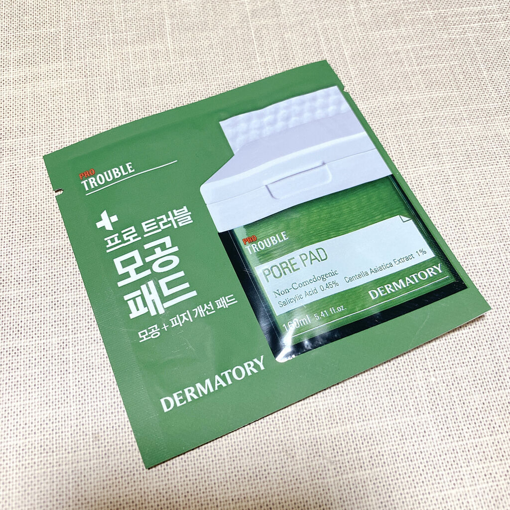 プロ トラブル ポア パッド/Dermatory/トナーパッドを使ったクチコミ（1枚目）