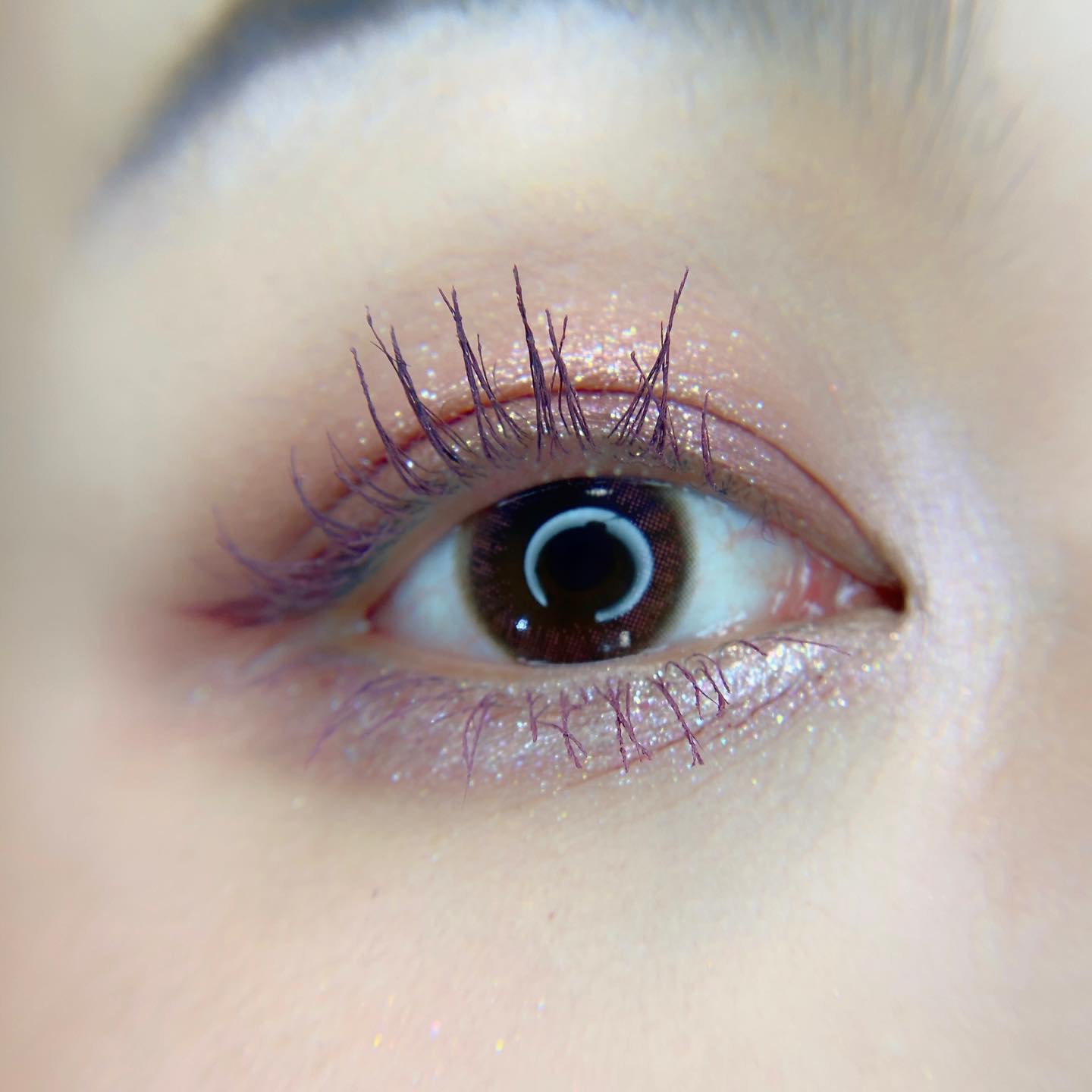 カラーアクセント マスカラ PU100 アクセントモーヴ/Visée/マスカラを使ったクチコミ（2枚目）