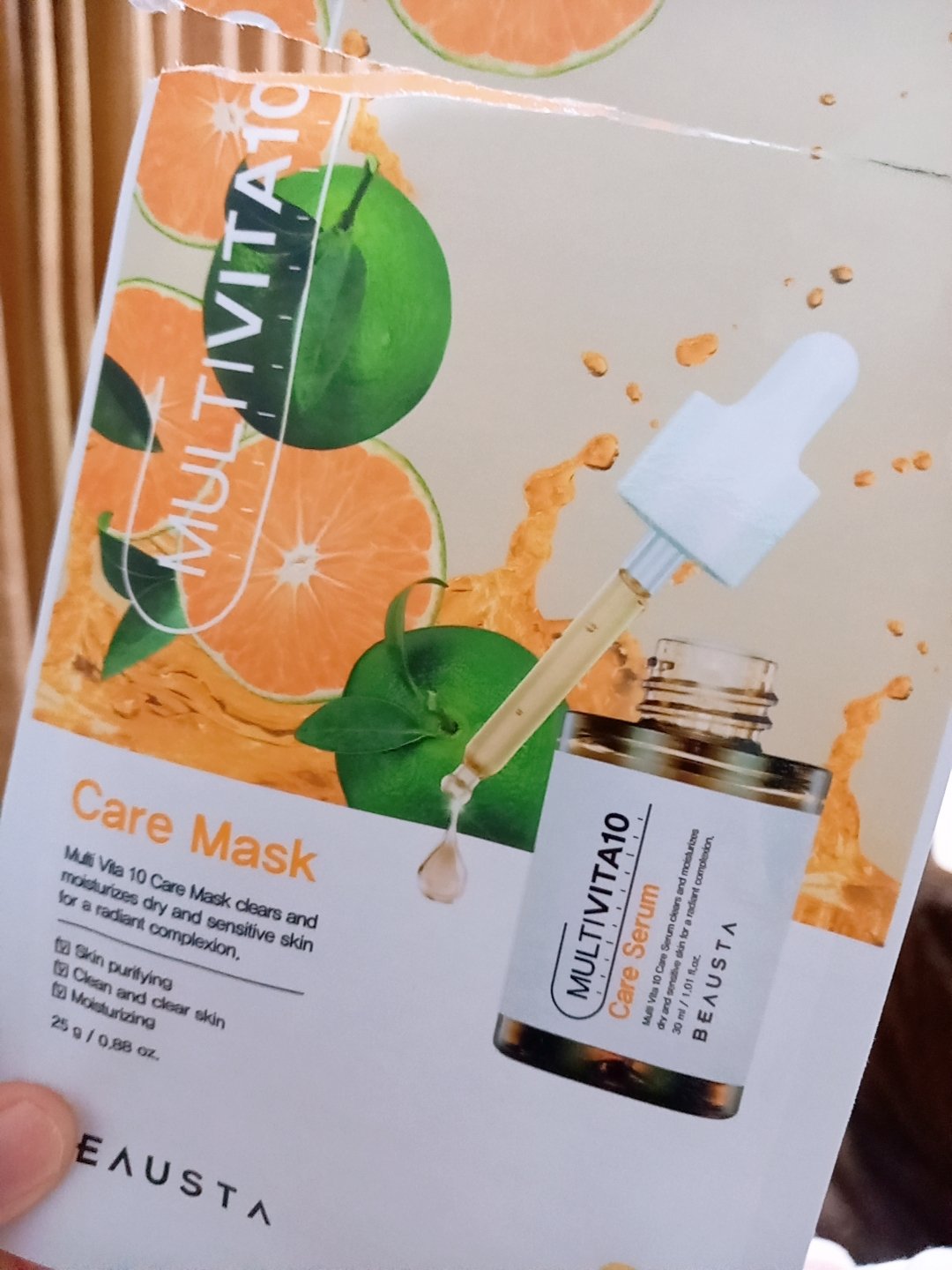 ビュースタ VITAケアマスク(1枚入り)/BEAUSTA/シートマスク・パックを使ったクチコミ（1枚目）