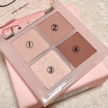 アンドバイロムアンド メロウアイパレット INAP01 インアピンク/&nd by rom&nd/アイシャドウパレットを使ったクチコミ(2枚目)