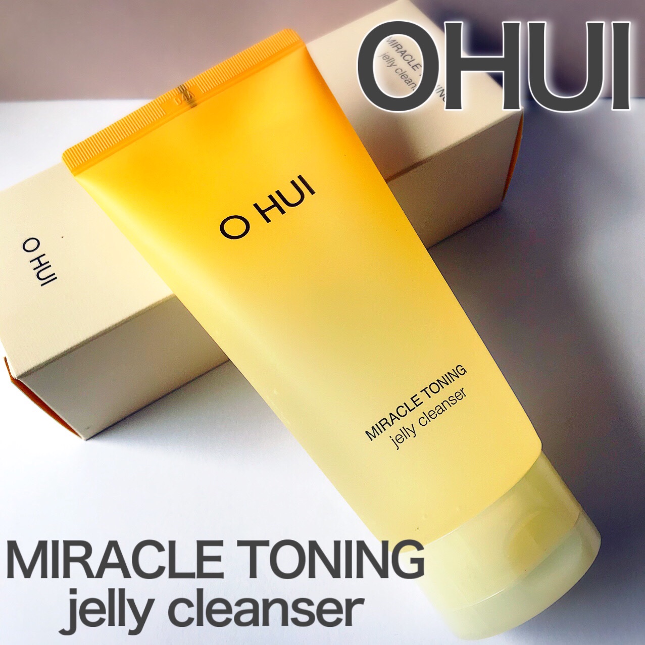 ミラクルトーニング ゼリークレンザー/OHUI/クレンジングジェルを使ったクチコミ（2枚目）