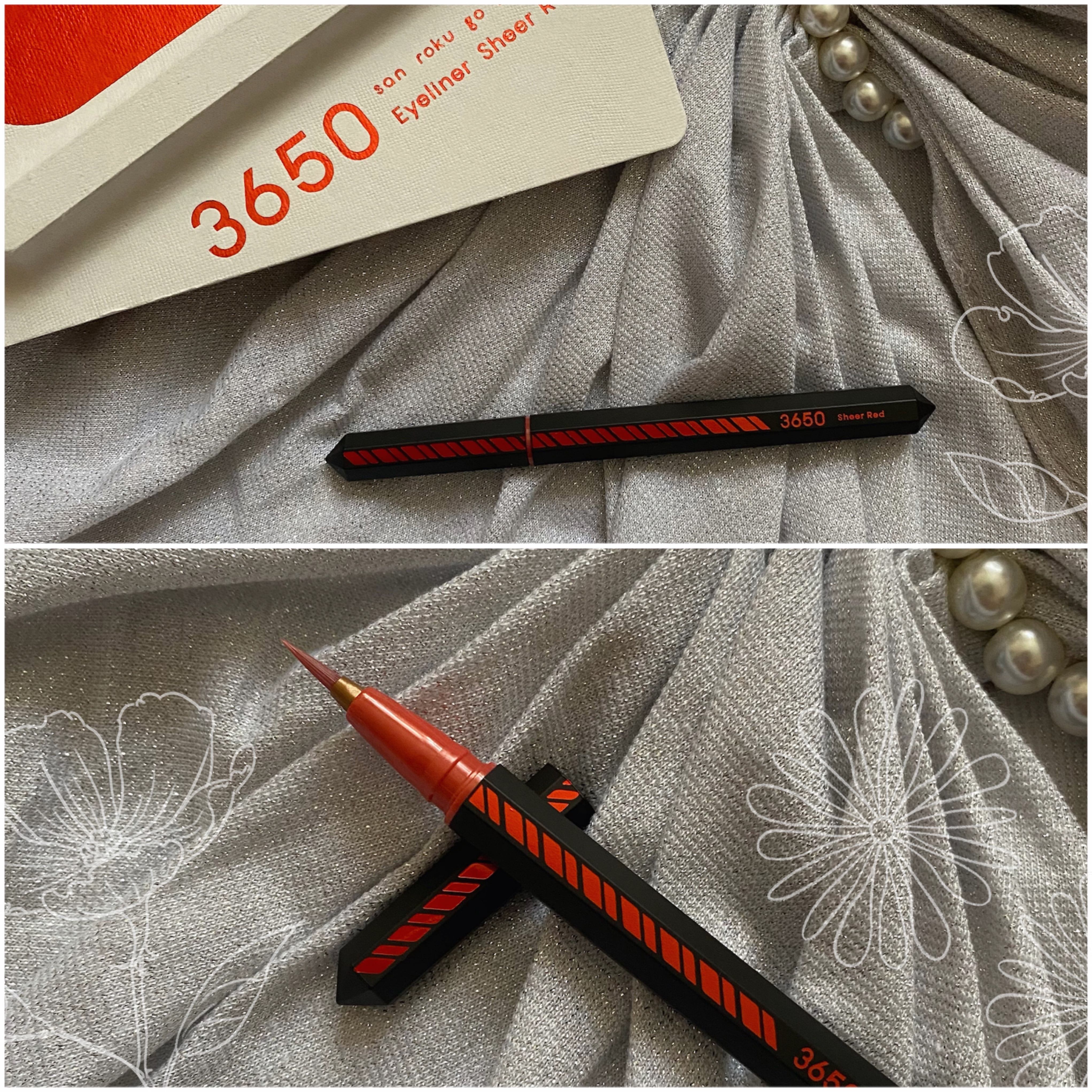リキッドアイライナー  シアーレッド(Sheer Red)/3650/リキッドアイライナーを使ったクチコミ（2枚目）