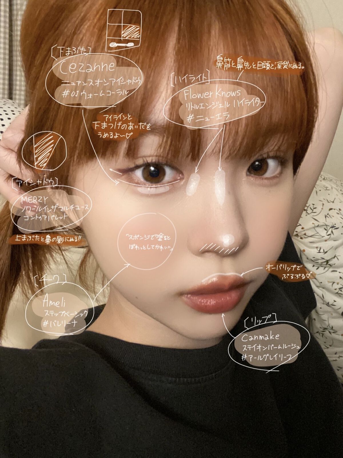 NOIR IN THE MULTI-USE CONTOUR PALETTE/MERZY/シェーディングを使ったクチコミ（2枚目）