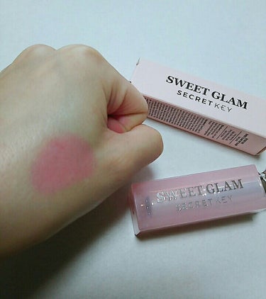 SWEET GLAM TINT GLOW/SECRET KEY/口紅を使ったクチコミ（2枚目）