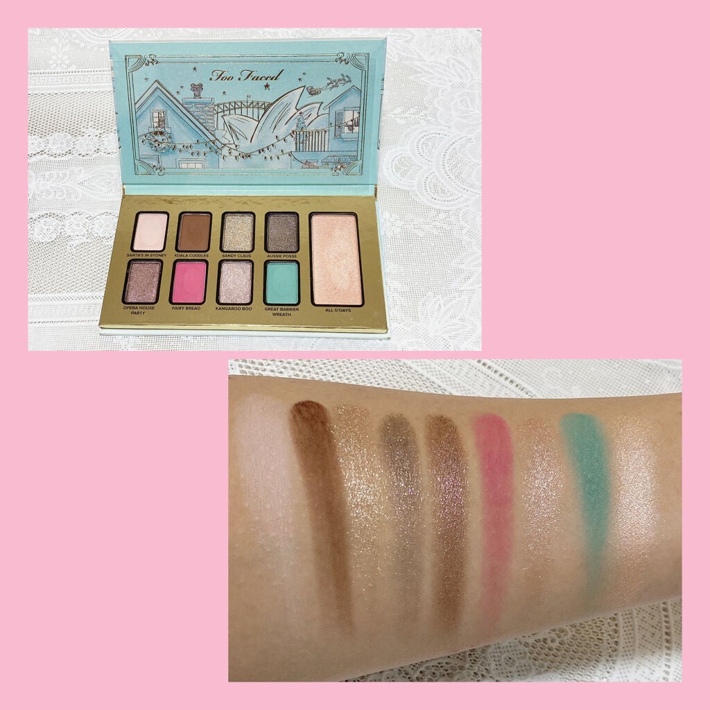 クリスマス アラウンド ザ ワールド メイクアップコレクション/Too Faced/メイクアップキットを使ったクチコミ(7枚目)