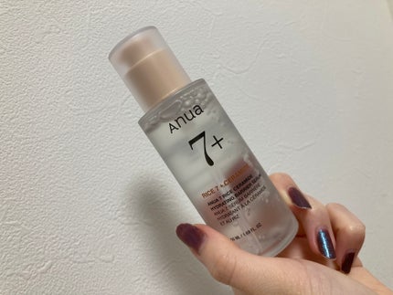 Anua 7 ライスセラミドグロウセラムのクチコミ「ANUA新作 ライスライン🍚
すごくいい!!!使用する前は、ライス??半信半疑で購入。
です.....」(1枚目)