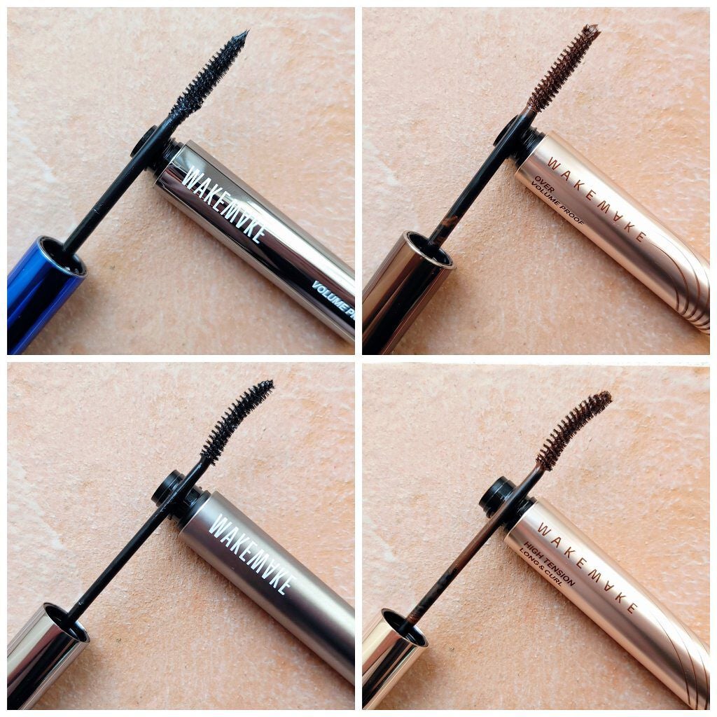 オーバーボリュームプルーフマスカラ/wakemake/マスカラを使ったクチコミ(4枚目)