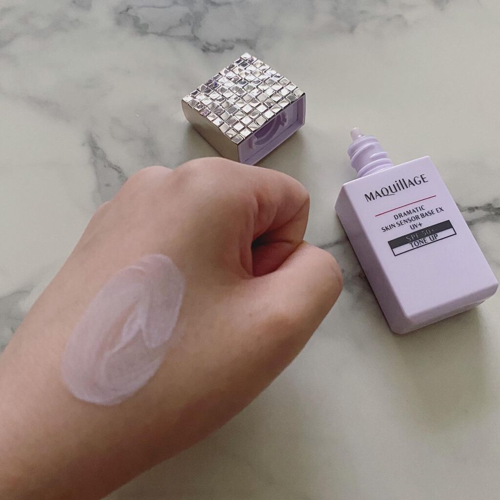 ドラマティックスキンセンサーベース EX/マキアージュ/化粧下地を使ったクチコミ（3枚目）