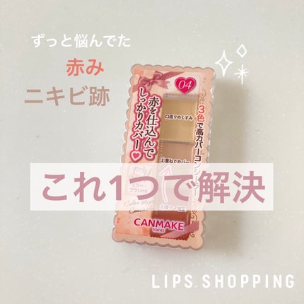 カラーミキシングコンシーラー/キャンメイク/パレットコンシーラーを使ったクチコミ(1枚目)