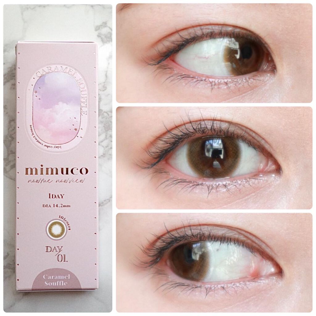 mimuco 1day/mimuco/ワンデー（１DAY）カラコンを使ったクチコミ（3枚目）
