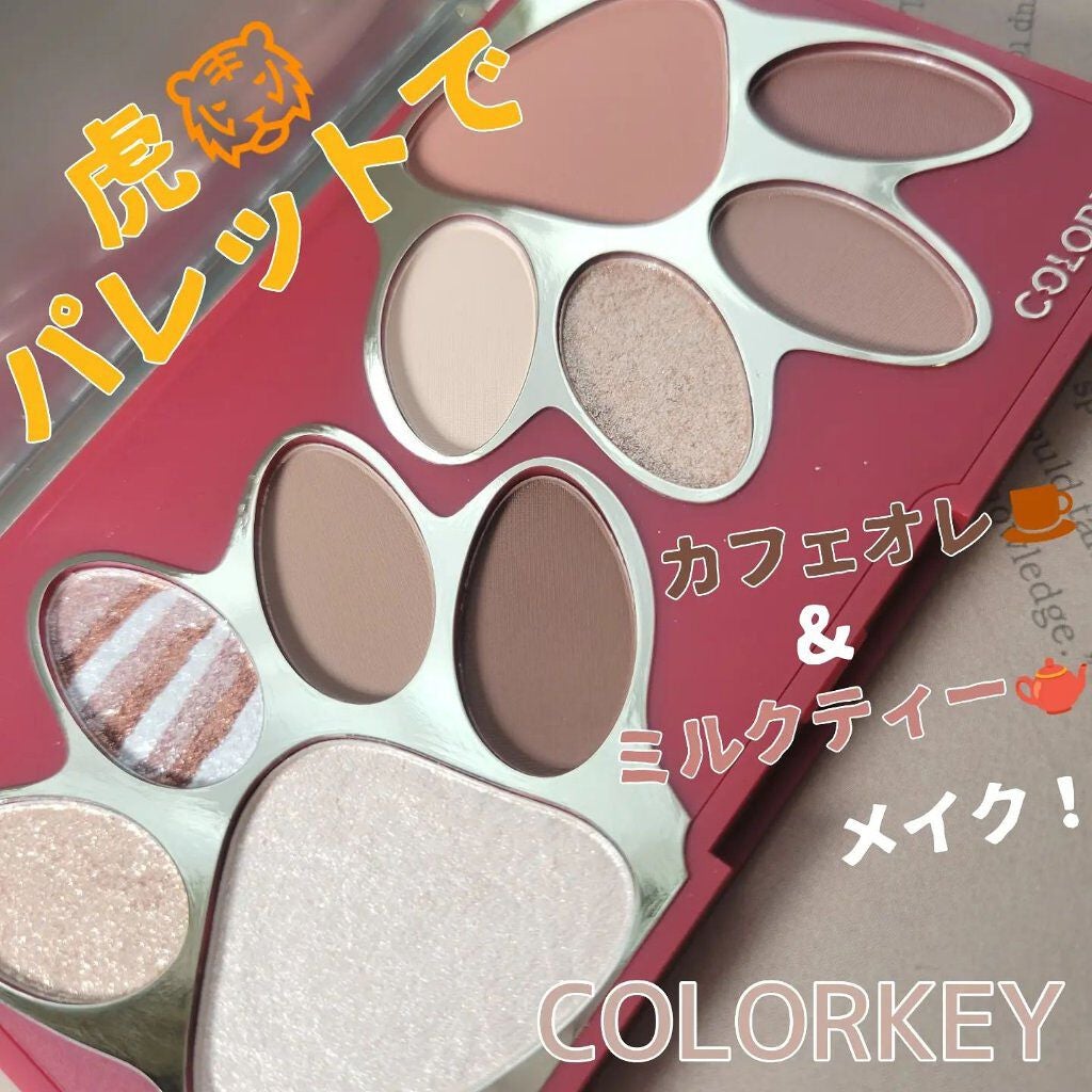 トラ十色アイシャドウパレット/COLORKEY/アイシャドウパレットを使ったクチコミ(1枚目)
