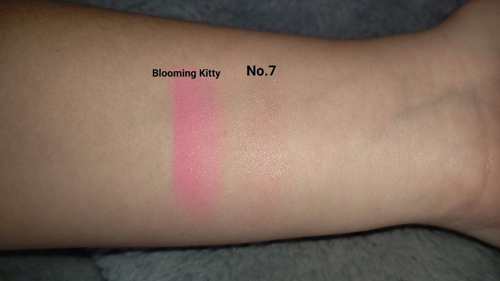Blooming Kitty パウダーチーク/DAISO/パウダーチークを使ったクチコミ(4枚目)