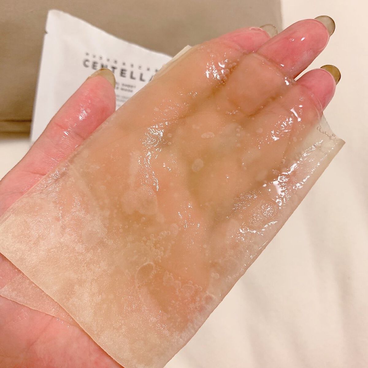 センテラ ウォーターゲルシートアンプルマスク/SKIN1004/シートマスク・パックを使ったクチコミ(2枚目)