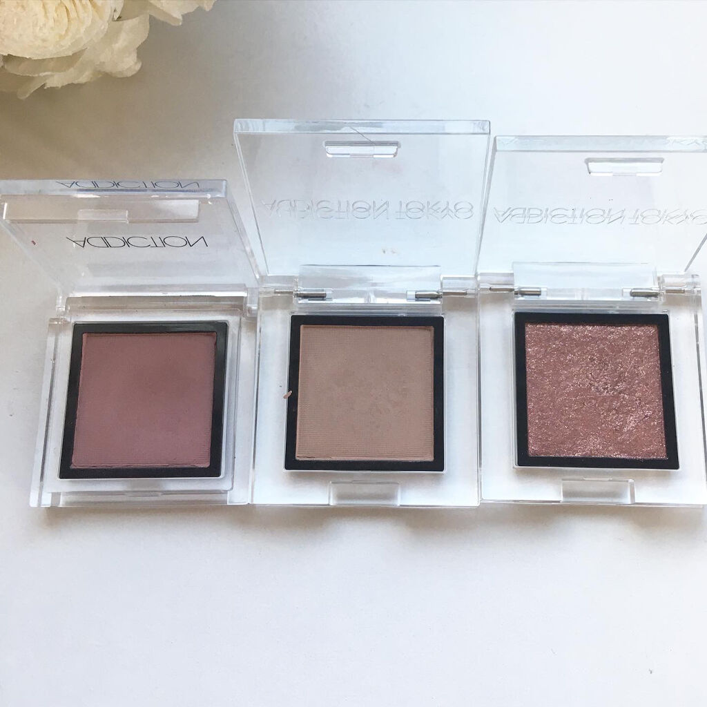 アディクション ザ アイシャドウ マット/ADDICTION/単色アイシャドウを使ったクチコミ（3枚目）