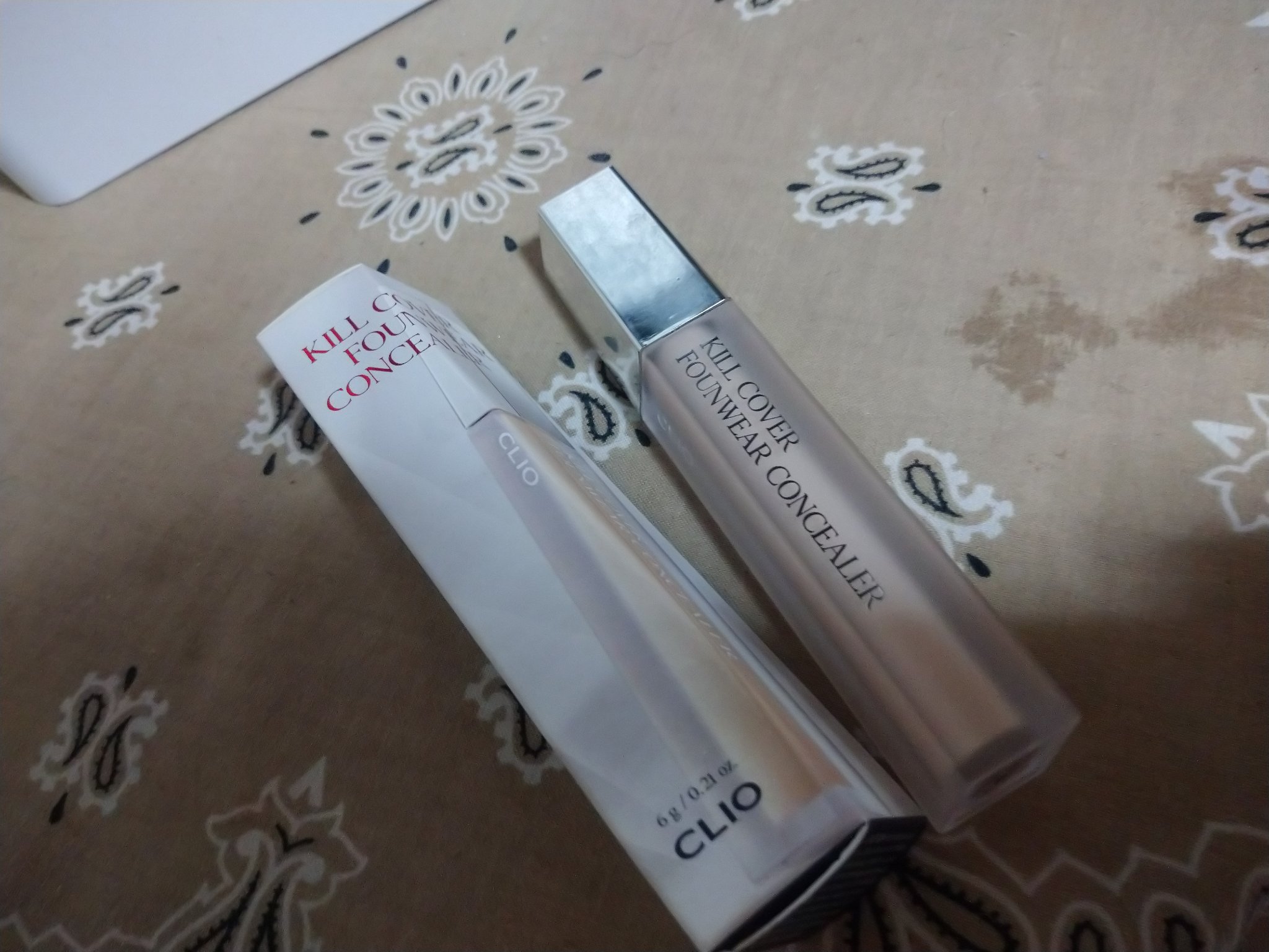 キルカバーファンウェアコンシーラー/CLIO/リキッドコンシーラーを使ったクチコミ（1枚目）