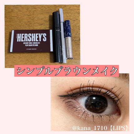 ハーシー プレイカラーアイズミニ/ETUDE/アイシャドウパレットを使ったクチコミ(1枚目)