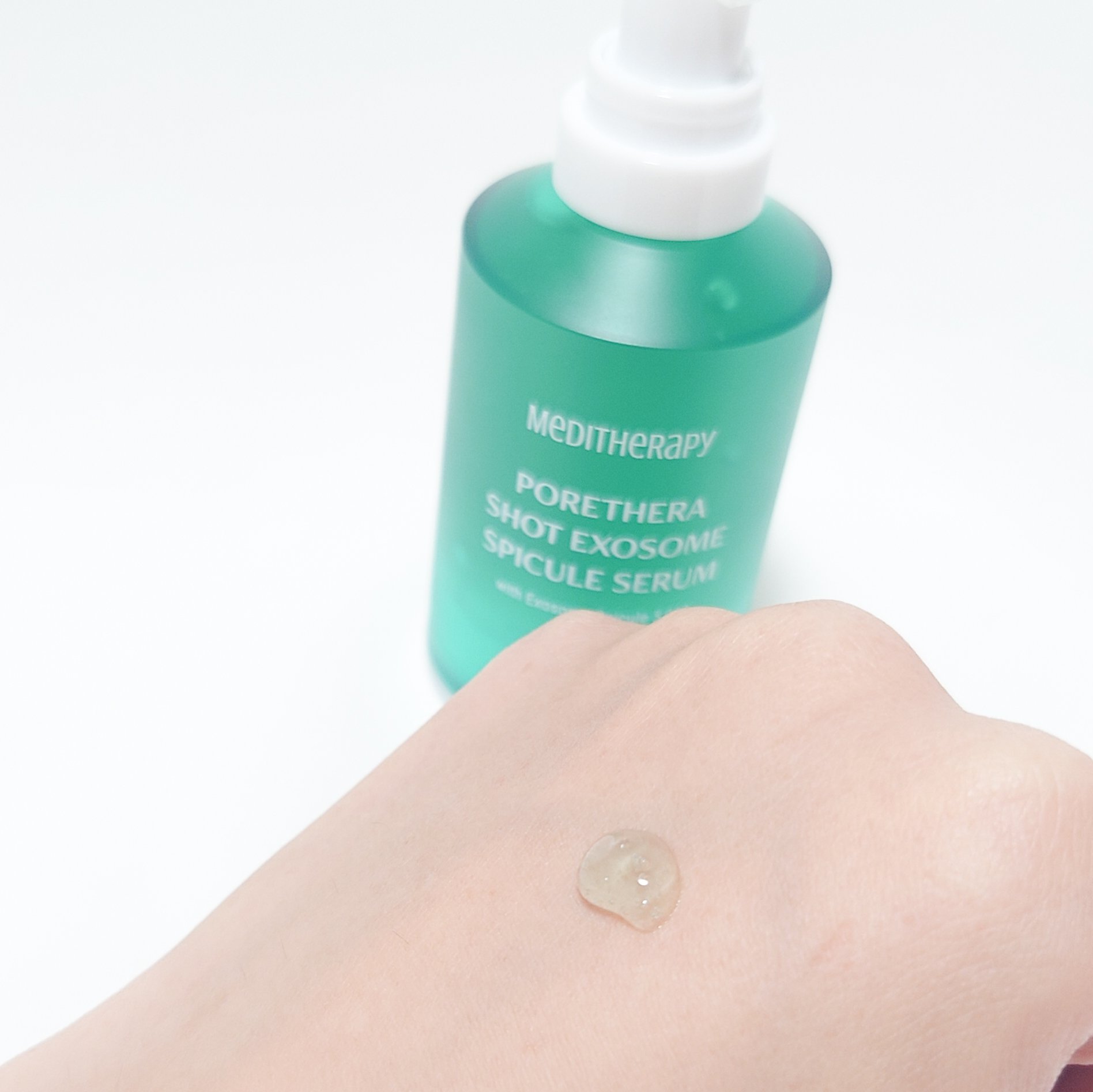 ポアセラショットエクソソームスピキュールセラム＆ ミニマイザー美顔/MEDITHERAPY/美容液を使ったクチコミ（3枚目）