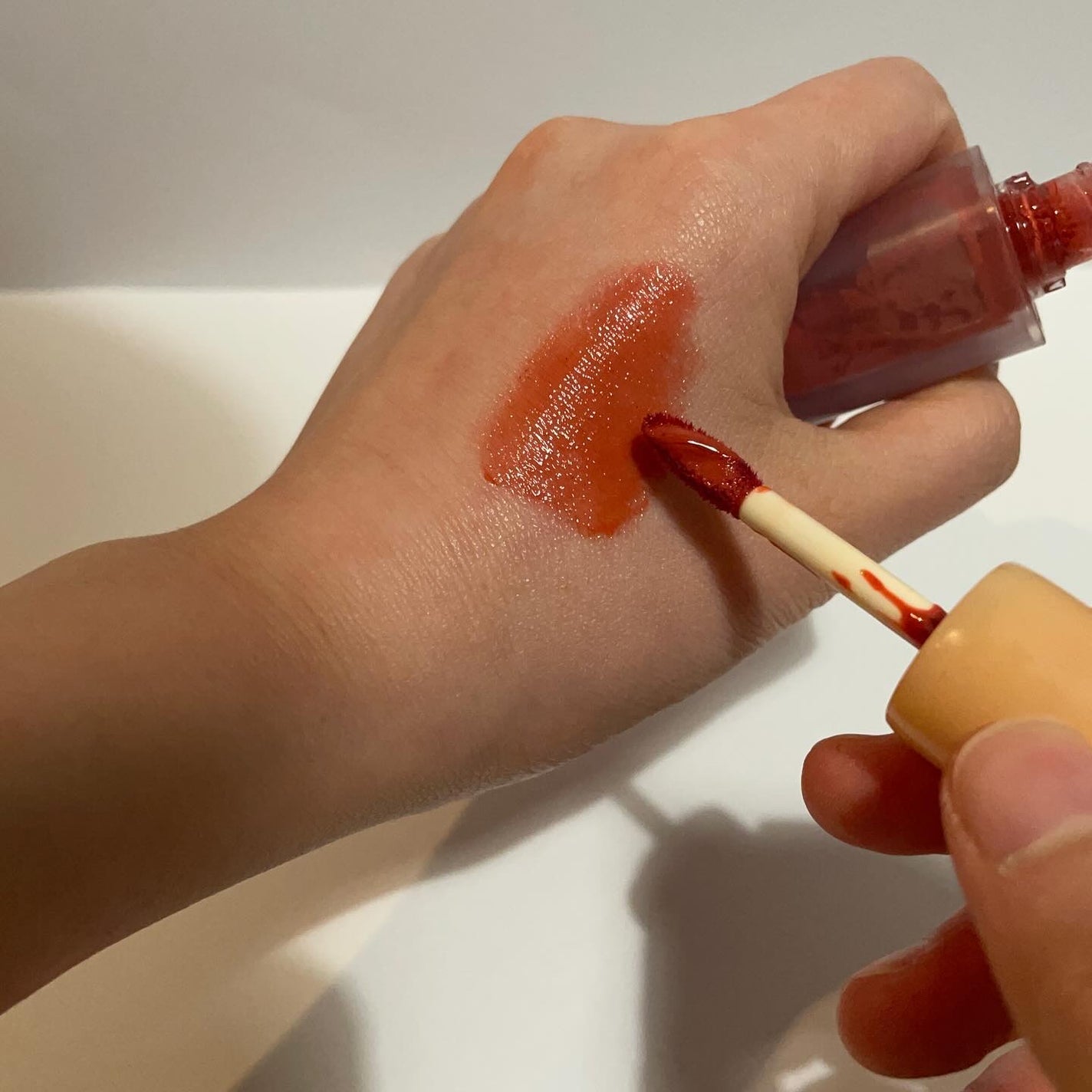 フルーティーグラムティント/Laka/リップティントを使ったクチコミ(5枚目)