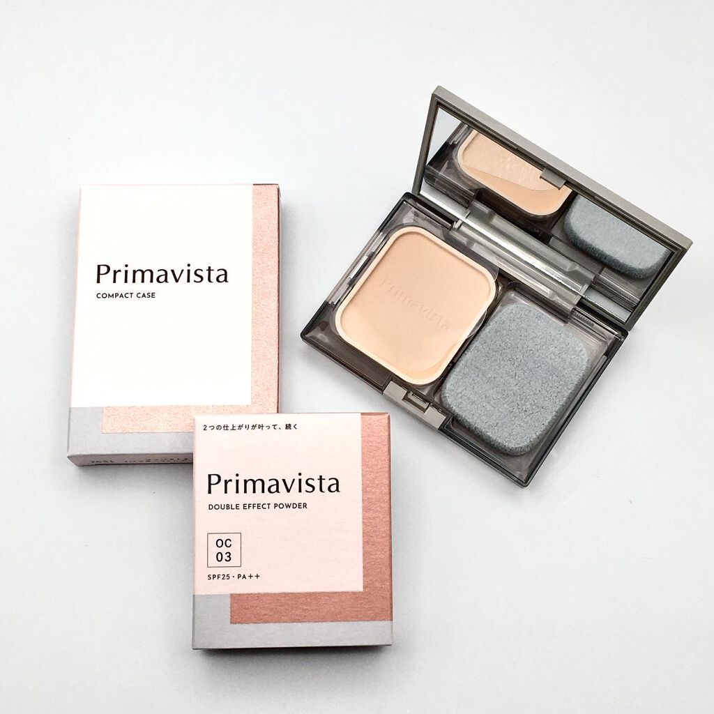 ダブルエフェクト パウダー/プリマヴィスタ/パウダーファンデーションを使ったクチコミ（1枚目）