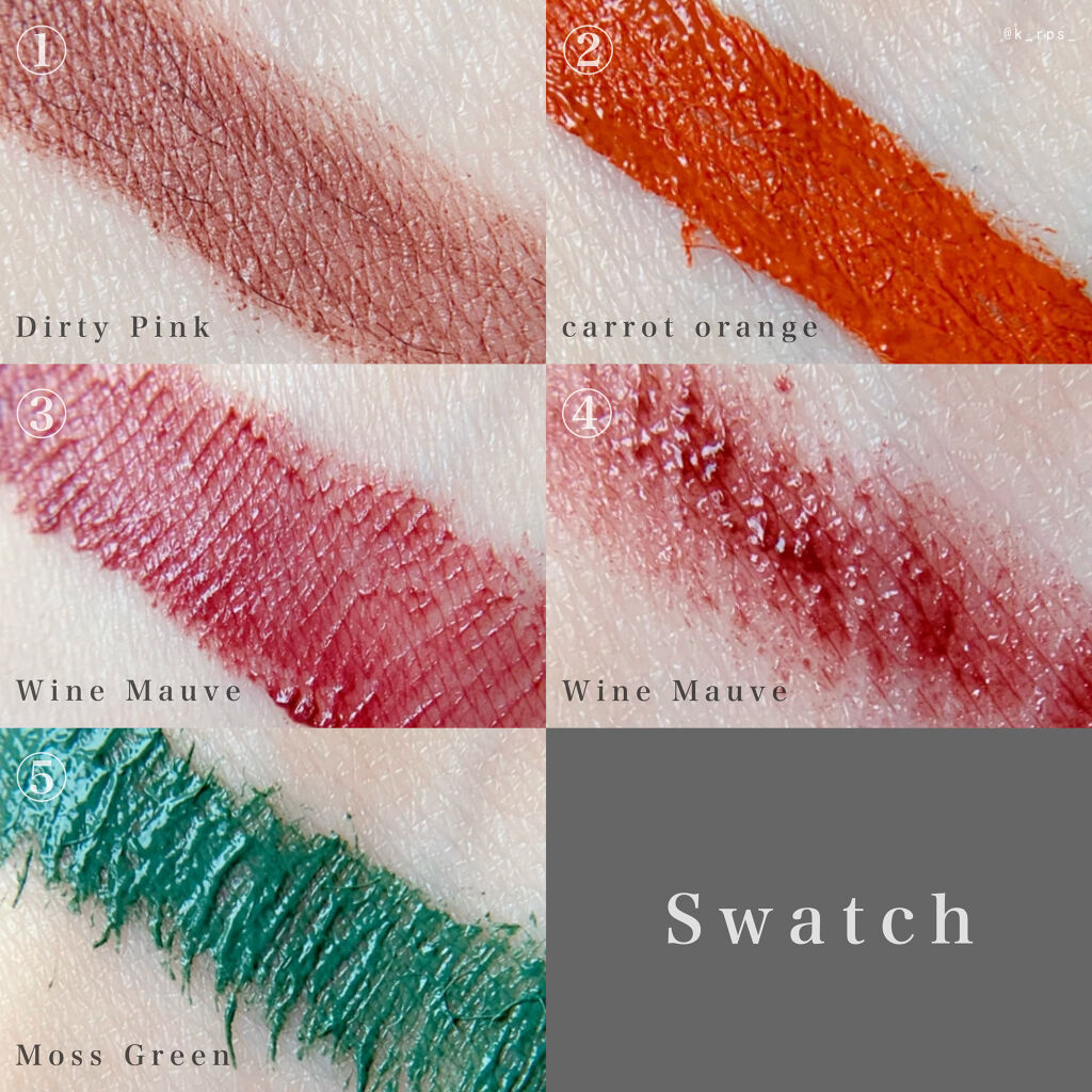 ダイヤモンドシリーズ カラーマスカラ/ZEESEA/マスカラを使ったクチコミ（3枚目）