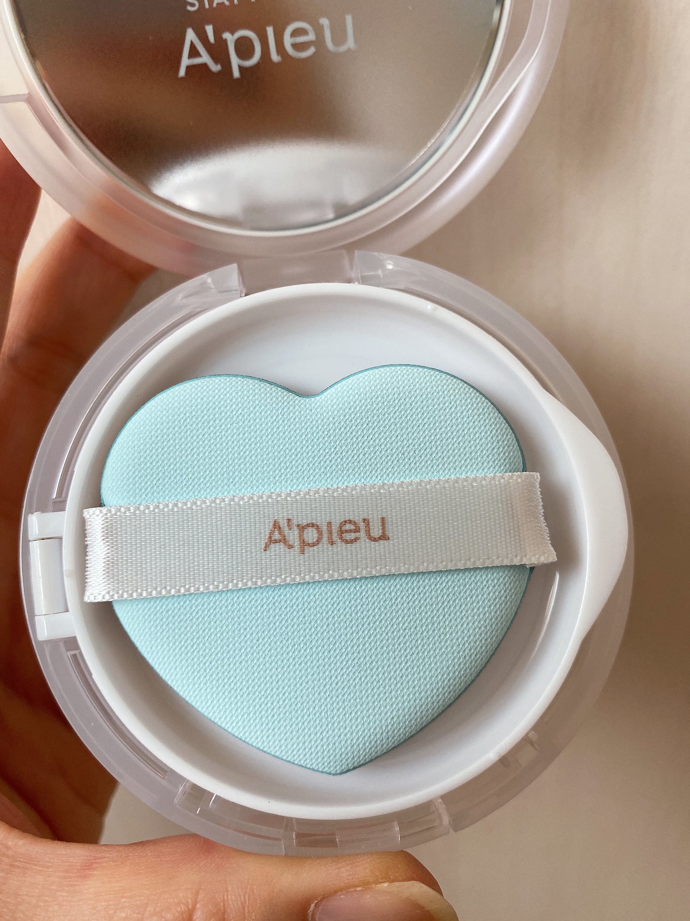 ウォーターロック サラサラパクト/A’pieu/フェイスパウダーを使ったクチコミ(3枚目)