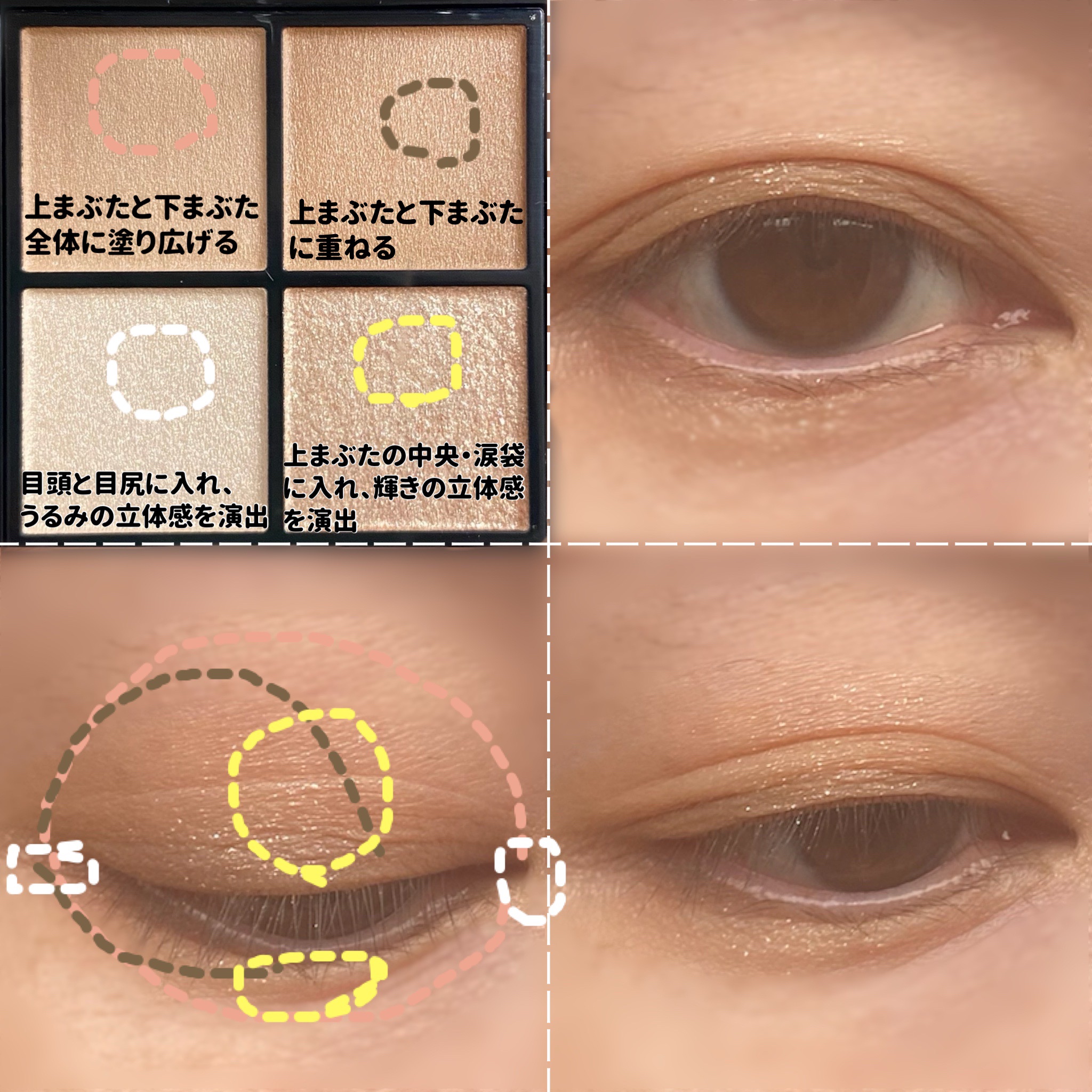 ケイト ポッピングシルエットシャドウ/KATE/アイシャドウパレットを使ったクチコミ（3枚目）