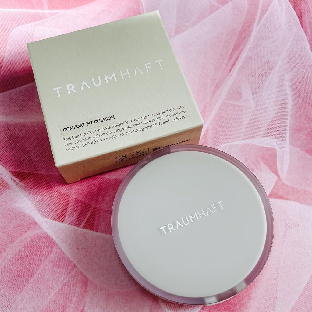 Comfort Fit Cushion /TRAUMHAFT/クッションファンデーションを使ったクチコミ（2枚目）