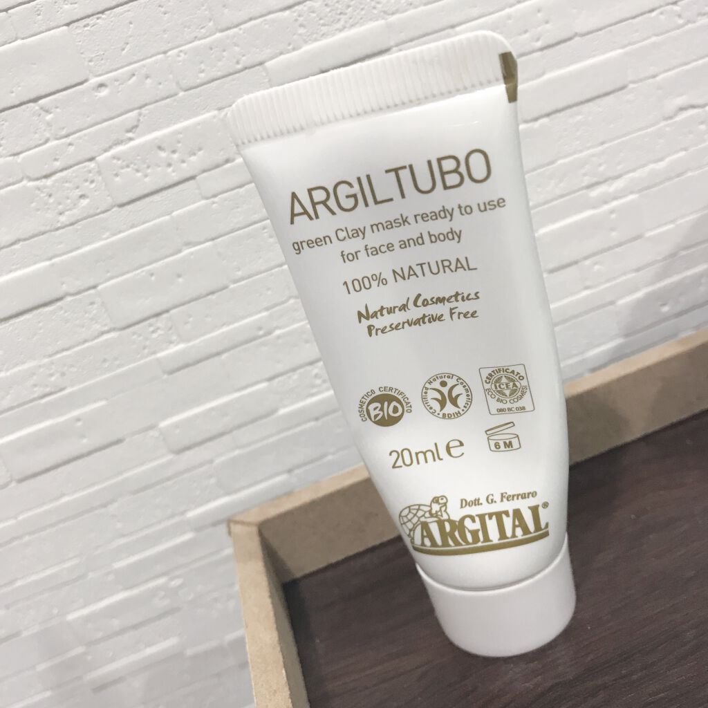 グリーンクレイペースト ミニ20mL/ARGITAL/洗い流すパック・マスクを使ったクチコミ（1枚目）